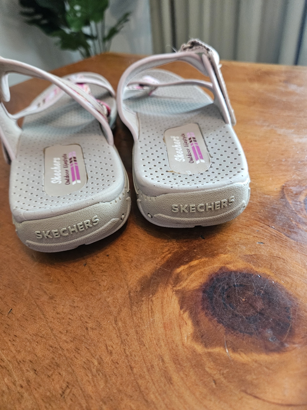 Skechers Pink Gray Sport Sandals- Nwot - Picture 3 of 5